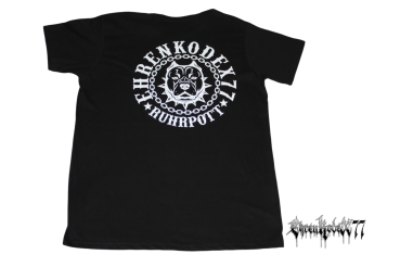 Street-Line T-Shirt "Ehrenkodex77", schwarz, hochwertiger Siebdruck Pitbull